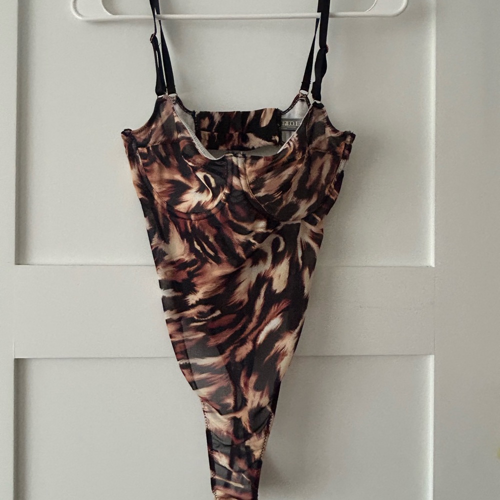 Animal Print Bodysuit